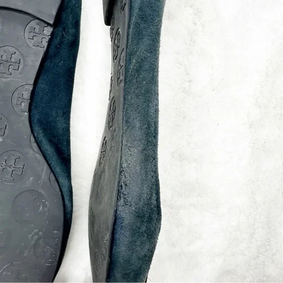 Tory Burch Suede Ballet Flats Size 6.5 - Picture 4 of 5